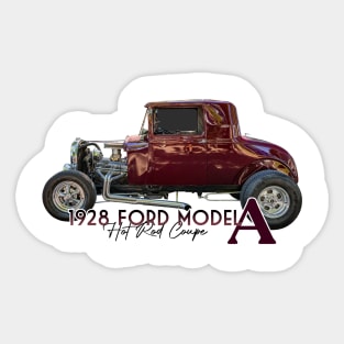 1928 Ford Model A Hot Rod Coupe Sticker